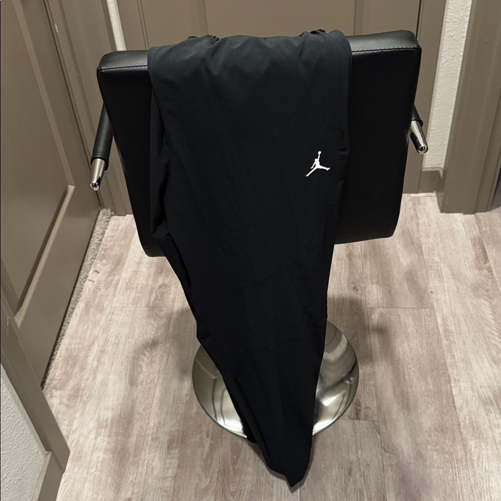 Jordan Black Sweatpants with White Logo